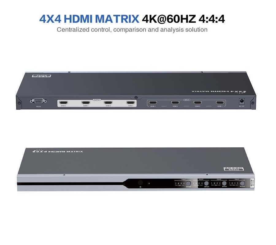 LKV414-V2.0 4x4 HDMI ȣȯ 4K x 2K @ 60Hz 3D Ʈ ġ YUV4:4:4 Ultra HD  4 In 4 Out IR  RS232